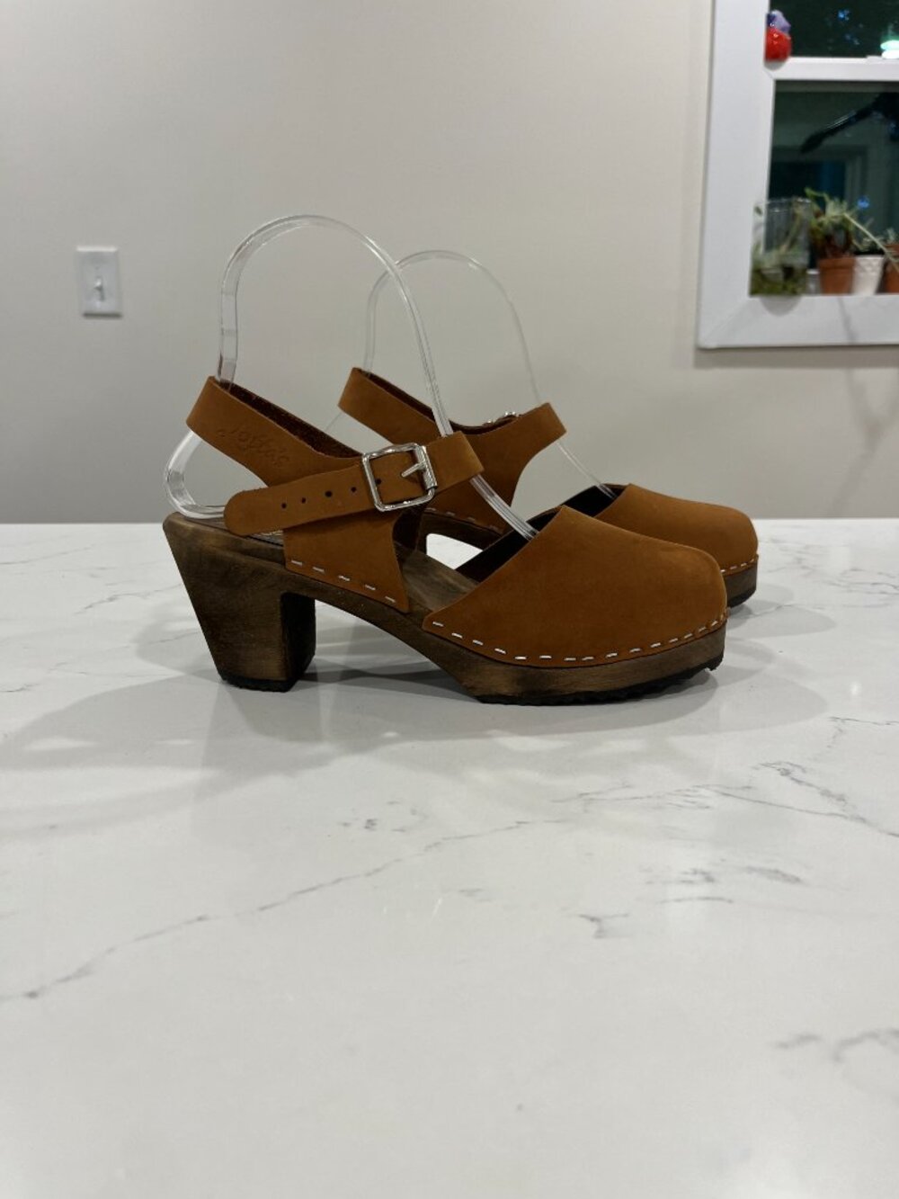 Lotta From Stockholm Highwood Clog Sandals with High Heel Size 38 / 7 - Picture 2 of 8